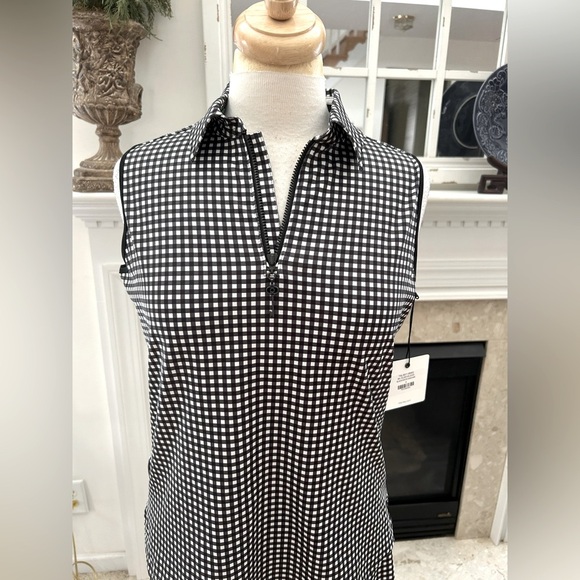 NWT Belyn Key Black and White Checkered Active Set - Picture 2 of 12